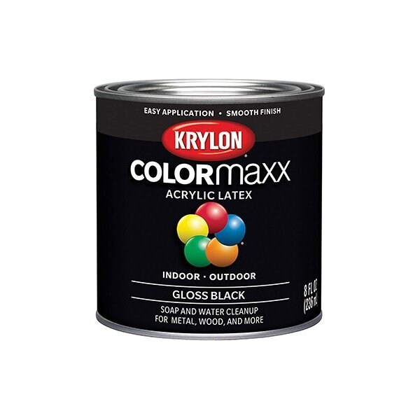 Krylon Paint Gloss Banner Red 1/2Pint K05633007 Zoro